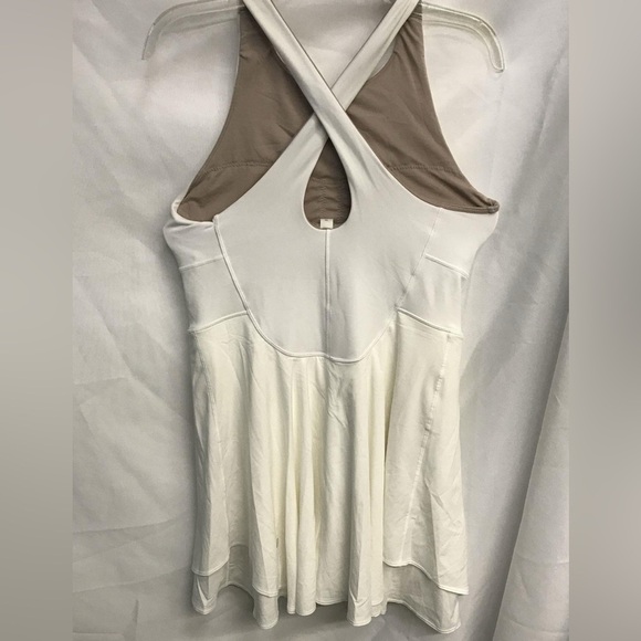 Lululemon Court  Crush Dress Tennis Golf White Size 10 - Picture 4 of 8